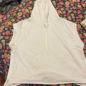 White Vest Hoodie